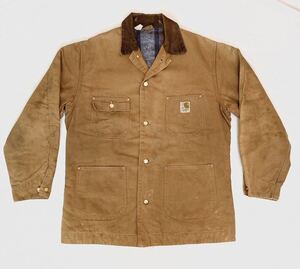 ★70s carhartt カーハート チョアコート Size44L USA製 ビンテージ★