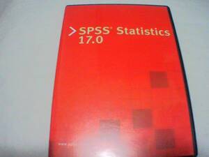 （送料無料）SPSS　Statistics 　version17,０　for：WindowsXP　Vista