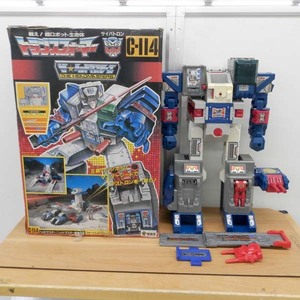 当時品 戦え!超ロボット生命体 トランスフォーマー ザ・ヘッドマスターズ C-114 フォートレスマキシマス 旧タカラ ジャンク扱い品