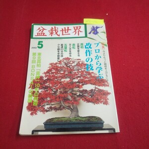 M7j-172 月刊盆栽世界 2002年5月号 国境を越えた改作劇 樹態に合った姿形作り ヨーロッパの盆栽展 自然樹を盆栽に映すコツ