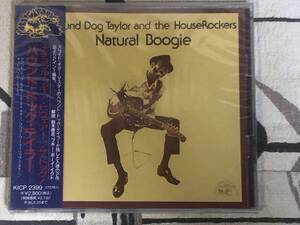 ★未開封CD 　HOUND DOG TAYLER／ハウンドドッグテイラー「Natural Boogie 」　japan obi rare 