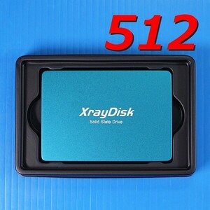 【SSD 512GB】XrayDisk SATA3 512GB blue