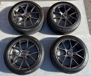 ブリジストン ブリザックVRX2 225/45R18、RAYS HOMURA 2X5S 18インチスタッドレス4本セット