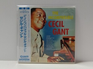 ジ・インコンパラブル・セシル・ギャント CD 紙ジャケット 帯付 OLDAYS RECORDS THE INCOMPARABLE CECIL GANT 