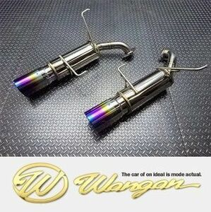 ※湾岸 VM4 レヴォーグ Ti-C EXHAUST 左右出し マフラー チタンテール JQR認定 車検対応 フルTIG溶接 数量限定モデル!! 新品 在庫有り!