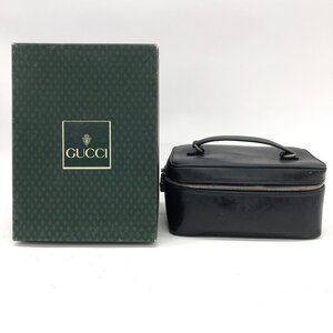 GUCCI グッチ バンブー バニティバッグ 化粧ポーチ 032・1956・0150 箱付き【DAARA033】