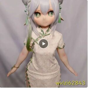 FU143:★人気　シリコン漫画の人形 フルボディアニメの顔 2d bjd コミック 小 衣類なし 80cm