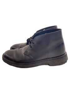 Clarks◆ブーツ/24.5cm/BLK/レザー/11826//