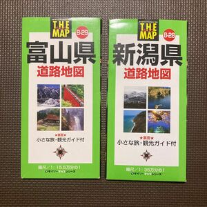 【送料無料】地図　道路地図 新潟県　2004年　富山県　2003年　破れなどあり