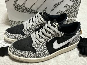 Nike Air Jordan 1 Retro Low OG Black Cement ナイキ エアジョーダン1 レトロ ロー OG ブラックセメント US9.5(27.5cm) 