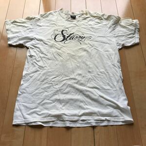 90年代 ステューシー ロゴTシャツ 173-1-335 メンズ L ホワイト