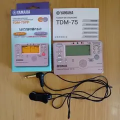 YAMAHA チューナー　メトロノーム　TDM-75 　ピンマイク付き