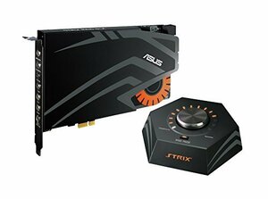 ASUSTek ハイレゾ対応 STRIXゲーミング サウンドカード PCI-E コントロールボックス付属 24bit/192kHz ST　(shin