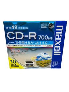 maxell CD-R 700MB 10枚 5mm厚ケース データ用 高速48倍速 マクセル CDR700S.WP.S1P10S