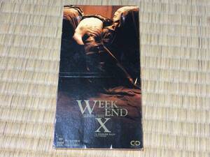 ■シングルCD■X エックス「WEEK END」■