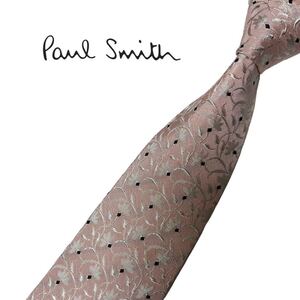 Paul Smith ネクタイ 花柄 やや細身 ポールスミス USED 中古 m1082