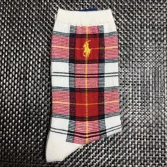 大人気！Ralph Lauren Sport ウール混！チェック柄レディース靴下