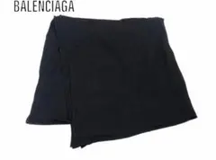 【美品】BALENCIAGA バレンシアガ ストール マフラー 防寒具 薄手