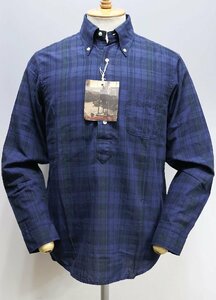Workers K&T H MFG Co (ワーカーズ) Pullover BD Shirt / プルオーバー ボタンダウンシャツ 未使用品 ダークマドラス size 14(S)