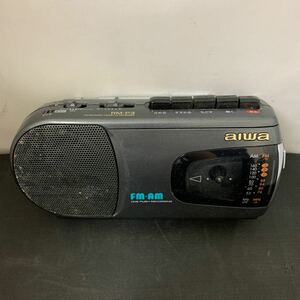 aiwa アイワ RM-P3 FM AM RADIO CASSETTE RECORDER ラジカセ　K2529