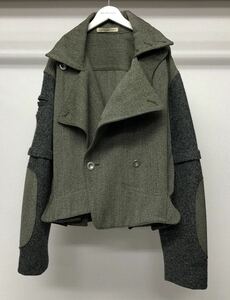 AW2004 BALENCIAGA DB HYBRID JACKET Nicolas Ghesquire バレンシアガ ニコラジュスキエール ゲスキエール ジャケット