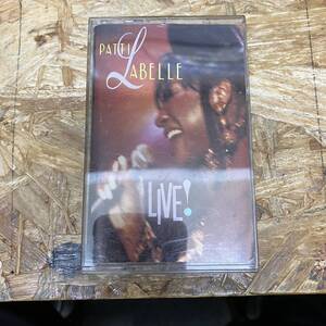 シHIPHOP,R&B PATTI LABELLE - LIVE! アルバム,名作! TAPE 中古品