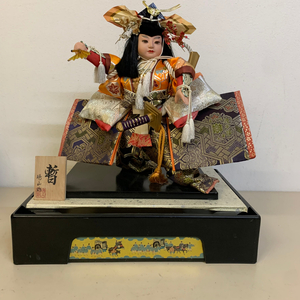 大きめ 暫 武者人形 しばらく 五月人形 端午の節句 5月 日本人形 Japanese Bushi doll 昭和レトロ 置物 民芸品【2020