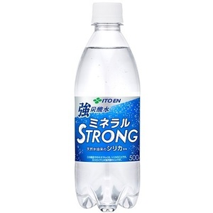 伊藤園 強炭酸水 ミネラル ストロング シリカ含有 PET 500ml 1本