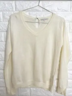 PROPORTION BODY DRESSING Vネックニット