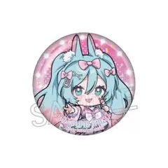 132-188　初音ミク あやかしステージ 缶バッジ　玉兎