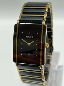 RADO ラドー DiaStar ダイヤスター jubile ジュビリー 160.0381.3 クォーツ ユニセックス 腕時計 電池式 QZ ダイアスター 黒文字盤 