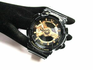 ★とちぎ屋！【ＣＡＳＩＯ Ｇ－ＳＨＯＣＫ】カシオ Ｇショック ＧＡ－１１０ＧＢ ブラック＆ゴールド メンズ腕時計★