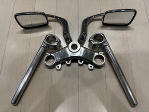 SR400　SR500　社外　WM　トップブリッジ　MAGURA マグラ　セパレートハンドル　セパハン　セット　35φ　ナポレオンミラー