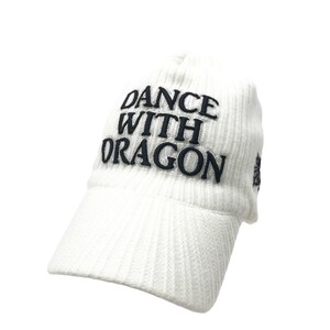 【1円】DANCE WITH DRAGON ダンスウィズドラゴン ニットキャップ ホワイト系 99(F) [240101235178]