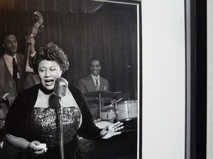 エラ・フィッツジェラルド/Downbeat NYC 1949/アート ピクチャー 額装/Ella Fitzgerald/Gumbo Art/jazz スタンダード ジャズ ボーカル