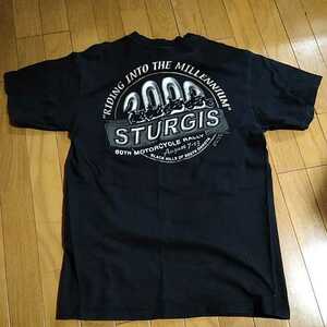 Tシャツ スタージス　2000　美品　STURGIS バイクTシャツ バイカー ハーレー USA HARLEYDAVIDSON　サイズM