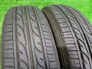 ダンロップ DUNLOP 夏タイヤ 2本セット EC202 155/65R14 2022年 7分山 EC203 EC204