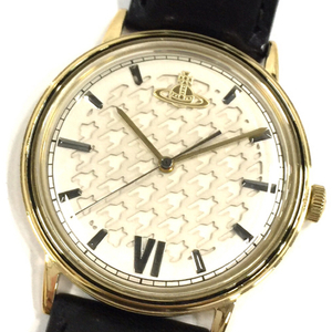 ヴィヴィアンウエストウッド VV212GDBK クォーツ 腕時計 メンズ ラウンド型 ブランド時計 未稼働品 VIVIENNE WESTWOOD