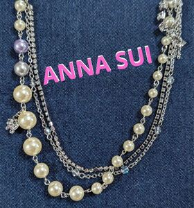 ◆ANNA SUIネックレス　パール　No.1919