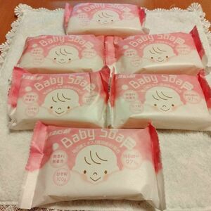 カネヨ石鹸 赤ちゃん石鹸 BabySoap 保湿 柿の葉 日本製 純石鹸 敏感肌