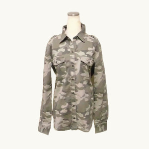 ★SALE★Hollister/ホリスター★カモフラ柄ミリタリーシャツ (Camouflage/S)