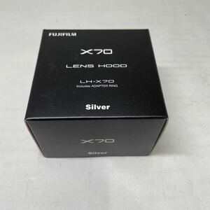 新品 レンズフード FUJIFILM LH-X70 LENS HOOD Silver #i42969 j2