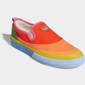 27cm アディダス ニッツァ スリッポン マルチ プライド GW2421 adidas NIZZA SLIP-ON PRIDE