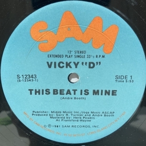 【新宿ALTA】VICKY D/THIS BEAT IS MINE(S12343)