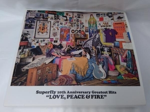 紙ジャケ Superfly CD Superfly 10th Anniversary Greatest Hits『LOVE,PEACE&FIRE』(通常盤)