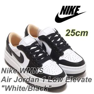 Nike WMNS Air Jordan 1 Low Elevate White/Blackナイキ ウィメンズ エアジョーダン1 ロー エレベート (DH7004-109)白黒25cm箱無し