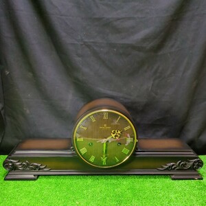 530 アイチ時計 アイチの高性能クロック アンティーク時計 ゼンマイ時計 愛知時計 日の出時計 動作品 置き時計 ボンボン時計 高級時計