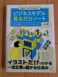 送料195円『知識ゼロでも今すぐ使える! ビジネスモデル見るだけノート』平野敦士 カール 新品 未読 美品