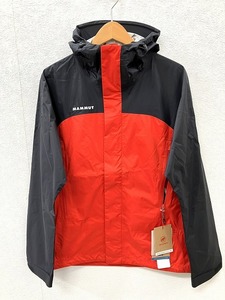 未使用品 マムート MAMMUT Microlayer 2.0 HS Hooded Jacket AF Men ナイロンパーカ S 赤×黒 1010-28651 マウンテン ジャケット 管理1