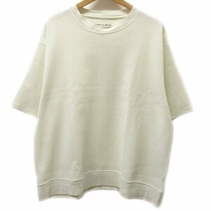 B:MING by BEAMS ビームス クイックドライ サーマル クルーネック Tシャツ L オフホワイト